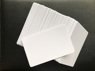 Biglietti da visita di plastica lucidi bianchi in bianco del PVC con Hico 85.5x54x0.76mm magnetici